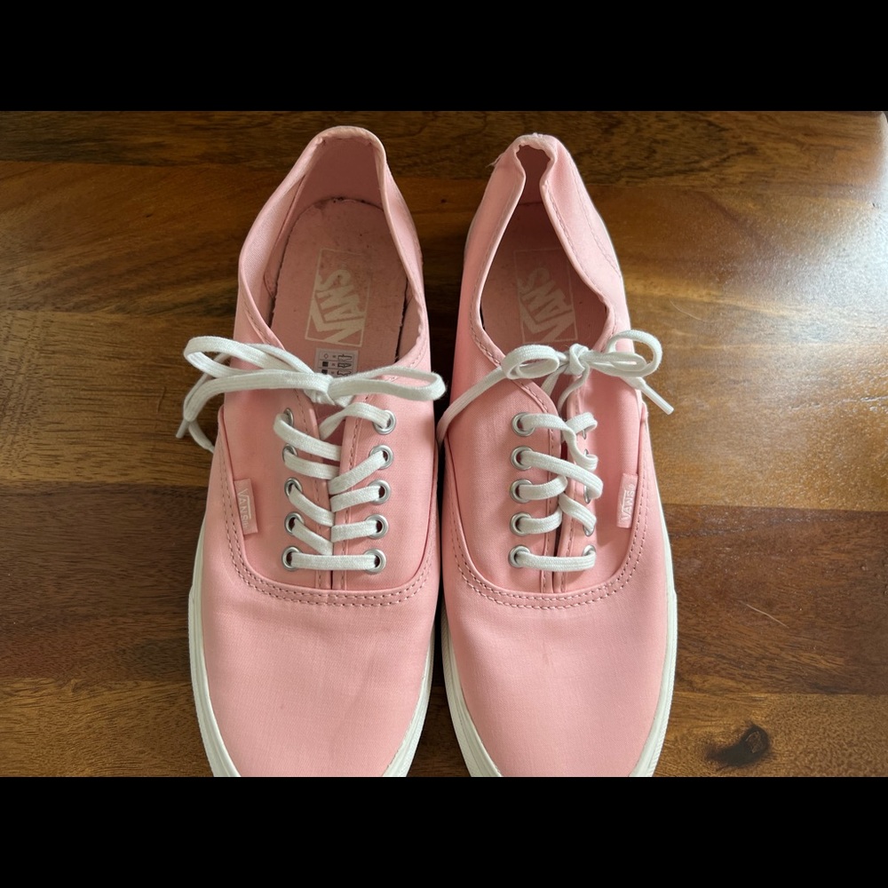 Pink Vans. Women Size 10. Men Size 8.5.